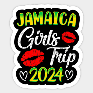 Womens Jamaica Girls Trip 2024 Summer Vacation Weekend Sticker